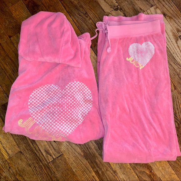 Juicy Couture Pants - Juicy Couture Tracksuit Sweatsuit Jacket & Pants
